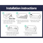 Artiss High Stretch Sofa Cover Couch Protector Slipcovers 3 Seater