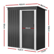 Giantz 1.64x0.89M Garden Shed Outdoor Storage Sheds Tool Workshop Shelter Metal