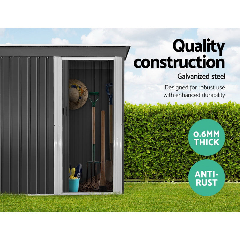 Giantz 1.64x0.89M Garden Shed Outdoor Storage Sheds Tool Workshop Shelter Metal