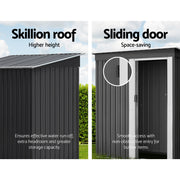 Giantz 1.64x0.89M Garden Shed Outdoor Storage Sheds Tool Workshop Shelter Metal