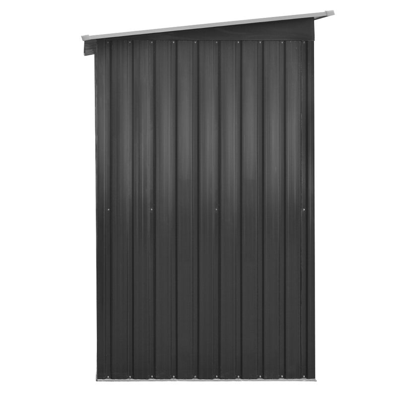 Giantz 1.94 x 1.21m metal Base Garden Shed - Grey