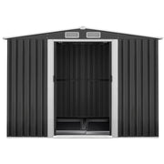 Giantz 2.02 x 3.2m Metal Shed - Grey