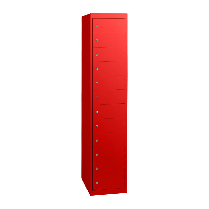 Statewide Twelve Door Locker Signal Red