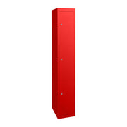 Statewide Three Door Locker Signal Red