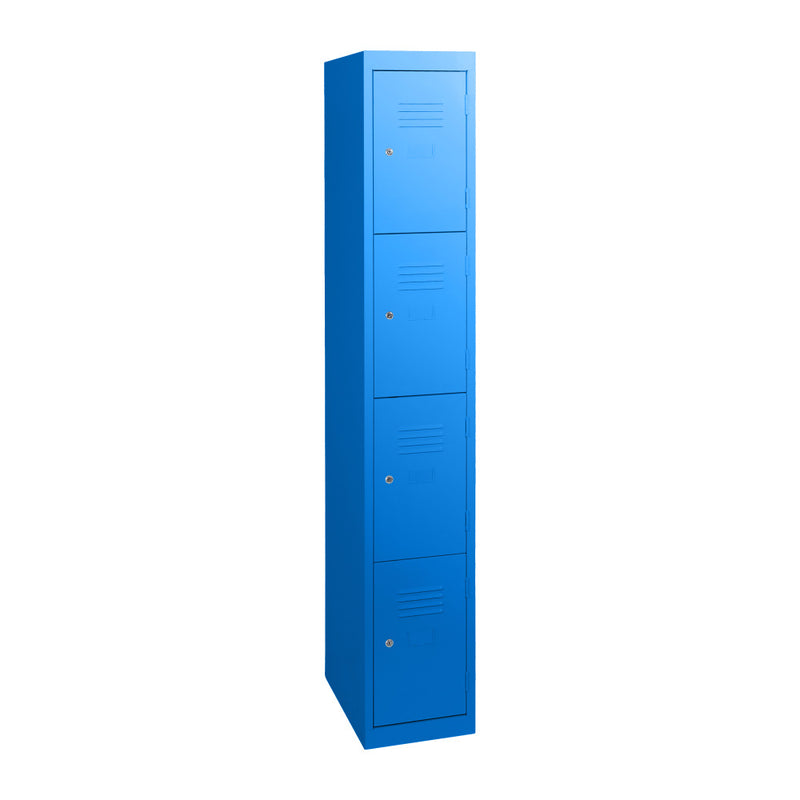 Statewide Four Door Locker Blaze Blue