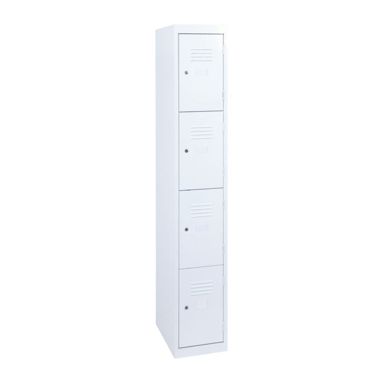 Statewide Four Door Locker White