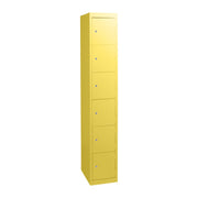 Statewide Six Door Locker Lemon Yellow
