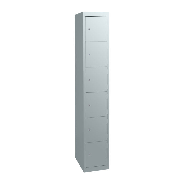 Statewide Six Door Locker Light Grey