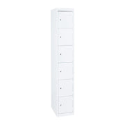 Five Door Locker White