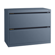Statewide Lateral Filing Cabinets 2 Drawers - 715H x 900W x 455D Charcoal