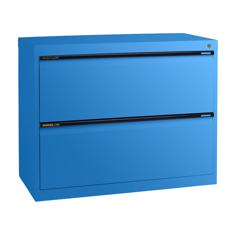 Statewide Lateral Filing Cabinets 2 Drawers - 715H x 900W x 455D Wedgewood