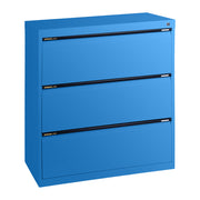 Statewide Lateral Filing Cabinets 3 Drawers - 1020H x 900W x 455D Wedgewood