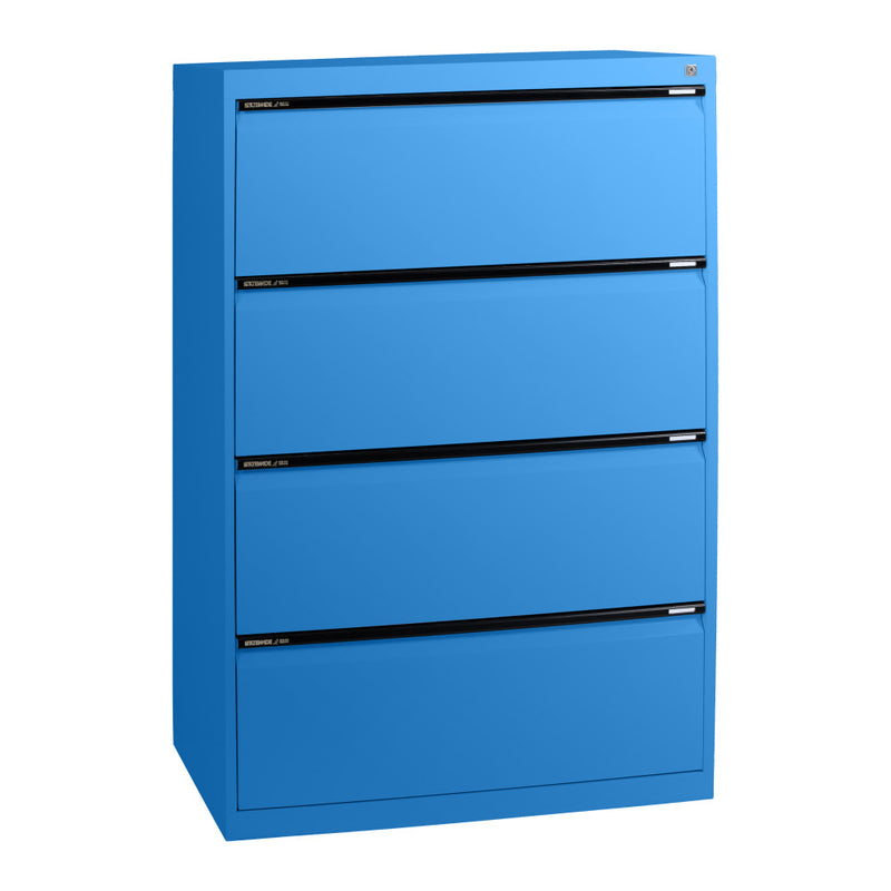 Statewide Lateral Filing Cabinets 4 Drawers - 1325H x 900W x 455D Wedgewood