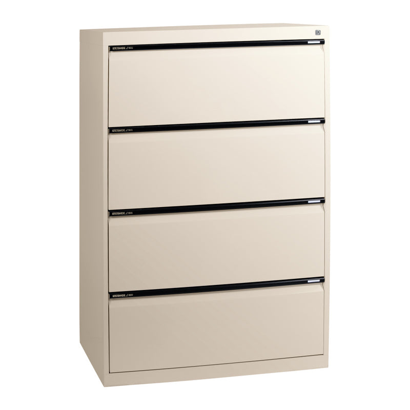 Statewide Lateral Filing Cabinets 4 Drawers - 1325H x 900W x 455D Wild Oats