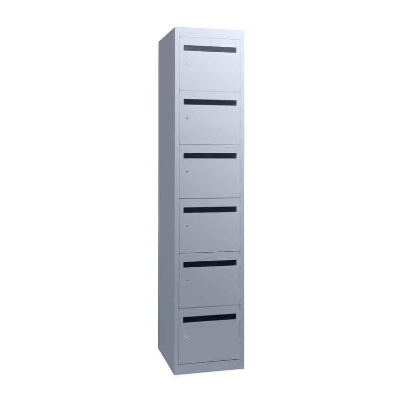 Mailing Locker (3 Door) 3 Door Precious Silver