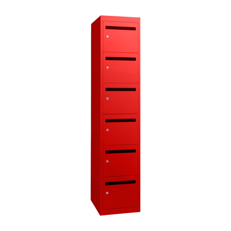 Mailing Locker (12 Door) 12 Door Signal Red