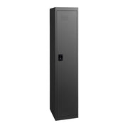 Personal Locker (380 wide, 1800 high, 450 deep) 380w x 1800h x 450d Black Ripple