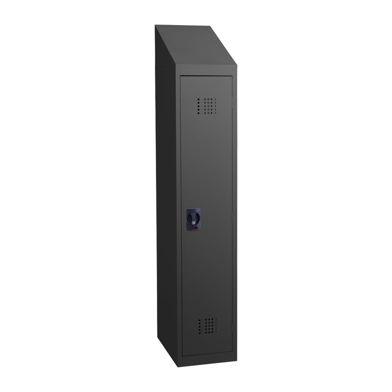 School Locker – Medium Height Black Ripple