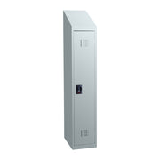 School Locker – Medium Height Light Grey
