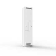 Rapidline Step Door Melamine Locker Natural White