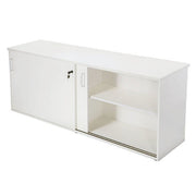 Rapidline Span Sliding Door Credenza 1800W x 450D x 730H Natural White