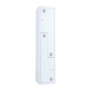 Step Lockers 300mm/380 Wide White