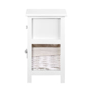 2 PCS Ariss Bedside Table - White