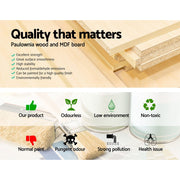 Artiss Bedside Table Nightstand Drawer Storage Cabinet Lamp Side Shelf Unit