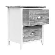 Artiss Set of 2 Sage Bedside Tables - Grey