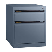 Statewide Low Height Filing Cabinet 1 File Drawer & 1 Personal Drawer - 560H x 467W x 610D Graphite Ripple