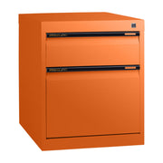 Statewide Low Height Filing Cabinet 1 File Drawer & 1 Personal Drawer - 560H x 467W x 610D Orange