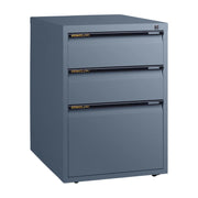 Statewide Low Height Filing Cabinet 1 File Drawer & 2 Personal Drawer - 675H x 467W x 610D Graphite Ripple