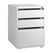 Statewide Low Height Filing Cabinet 1 File Drawer & 2 Personal Drawer - 675H x 467W x 610D White