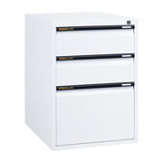 Statewide Low Height Filing Cabinet 1 File Drawer & 2 Personal Drawer - 675H x 467W x 610D White Birch