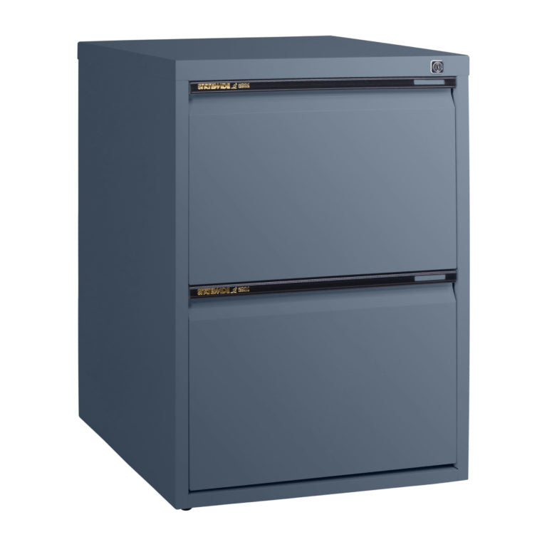 Statewide Low Height Filing Cabinet 2 File Drawer - 675H x 467W x 610D Charcoal