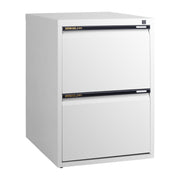 Statewide Low Height Filing Cabinet 2 File Drawer - 675H x 467W x 610D White Birch