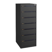 Statewide CD Cabinet to suit standard CD Cases 7 Drawer - 1325h x 510w x 610d Charcoal