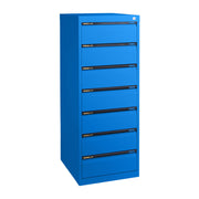 Statewide CD Cabinet to suit standard CD Cases 7 Drawer - 1325h x 510w x 610d Blaze Blue