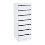 Statewide Duplex Card Cabinet to suit 9×6 Cards (228mm x 153mm) 7 Drawer - 1530h x 560w x 610d White