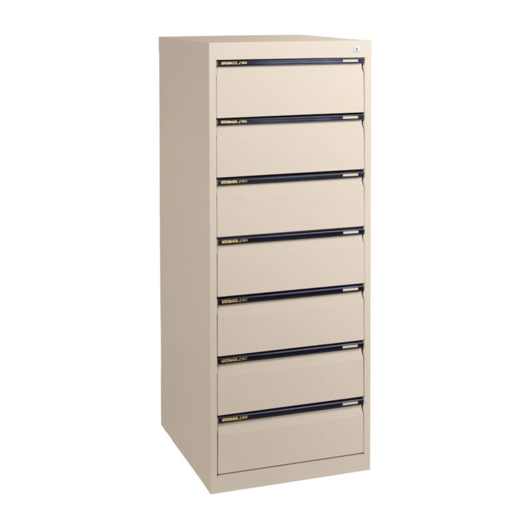 Statewide CD Cabinet to suit standard CD Cases 7 Drawer - 1325h x 510w x 610d Wild Oats