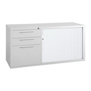 Statewide Mobile Caddy with Tambour Door White Birch