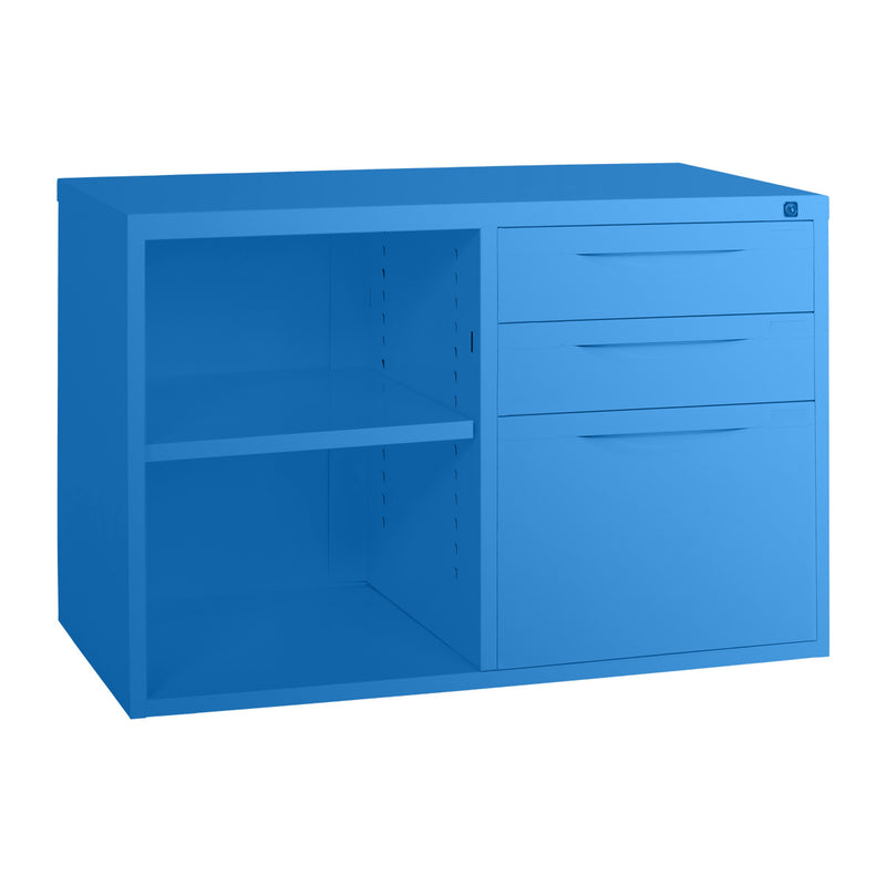 Statewide Mobile Caddy with Open Shelf Wedgewood