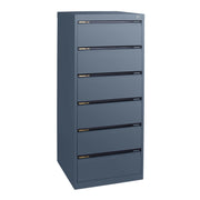 Statewide Duplex Card Cabinet to suit 6×4 Card (150mm x 100mm) 6 Drawer - 1018h x 467w x 610d Graphite Ripple