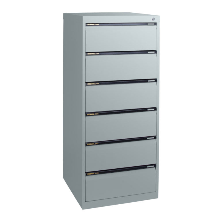Statewide Duplex Card Cabinet to suit 6×4 Card (150mm x 100mm) 6 Drawer - 1018h x 467w x 610d