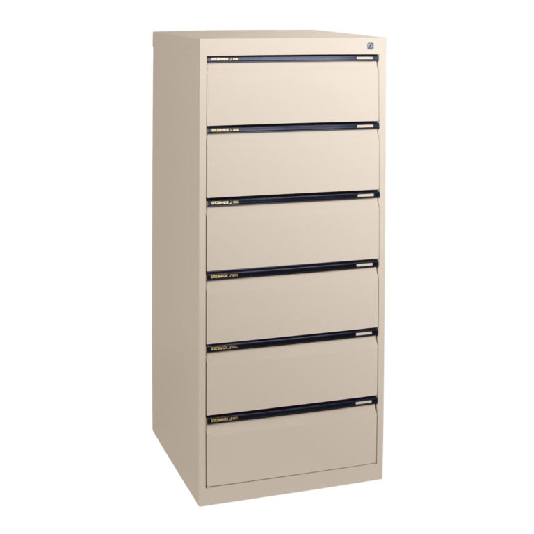 Statewide Duplex Card Cabinet to suit 6×4 Card (150mm x 100mm) 6 Drawer - 1018h x 467w x 610d Wild Oats