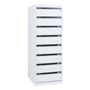 Statewide Duplex Card Cabinet to suit 8×5 Card (200mm x 125mm) 8 Drawer - 1500h x 510w x 610d White