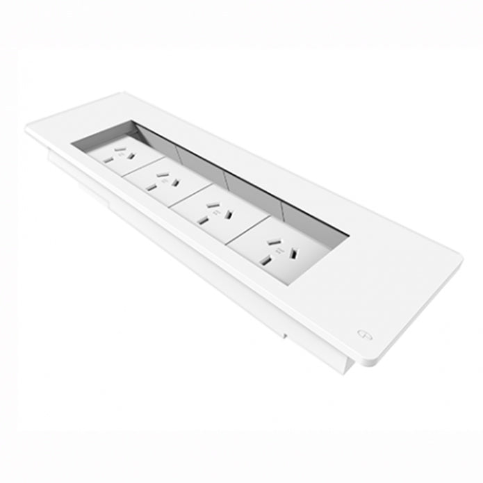 Rapidline Flip Boxes GPO 4 White