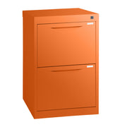 Statewide Homefile Vertical Filing Cabinet 2 Drawer Filing Cabinet - 715h x 467w x 455d Orange