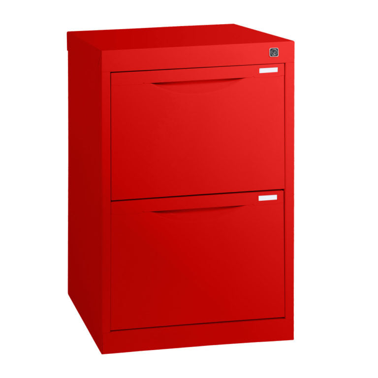Statewide Homefile Vertical Filing Cabinet 2 Drawer Filing Cabinet - 715h x 467w x 455d Signal Red