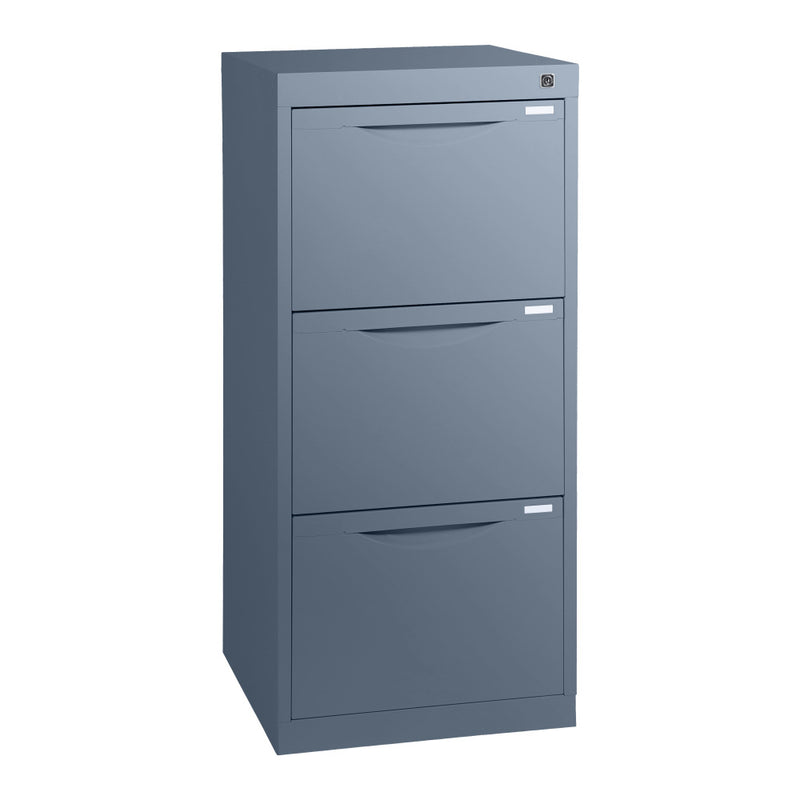 Statewide Homefile Vertical Filing Cabinet 3 Drawer Filing Cabinet - 1019h x 467w x 455d Graphite Ripple